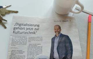 Knutzen in der Zeitung