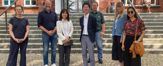 Delegation aus Japan von der Universität Osaka an der TU Hamburg.